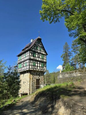 Der Herzogstuhl Nähe Kahla in Thüringen.