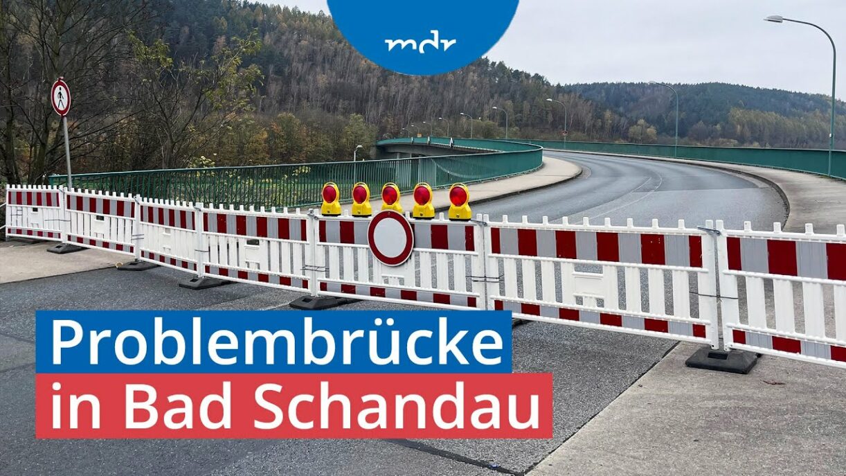 Elbebrücke Bad Schandau: Belastungstest zur Prüfung der Tragfähigkeit | MDR+