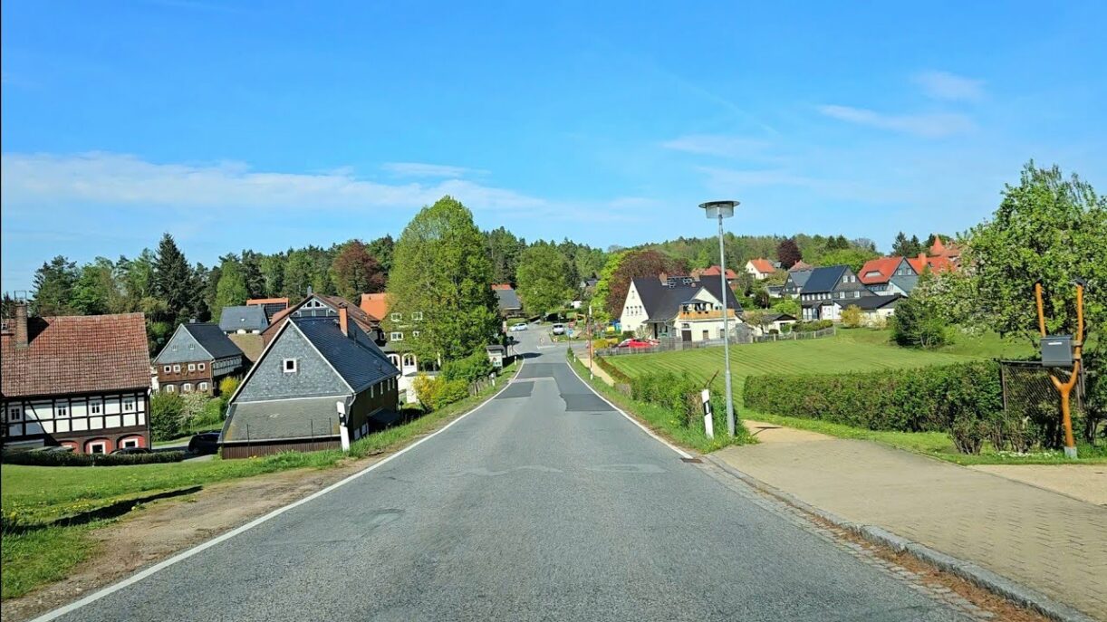 4k Driving in Germany 🇩🇪 | Most Beautiful Villages in Germany ( Sachsen ) 4k60fps
