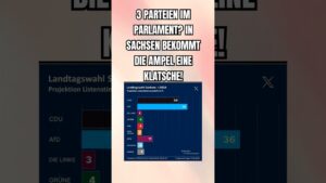 Klatsche für die Ampel in Sachsen! #shorts #short #afd #politik #deutsch #foryou #sachsen #wahl