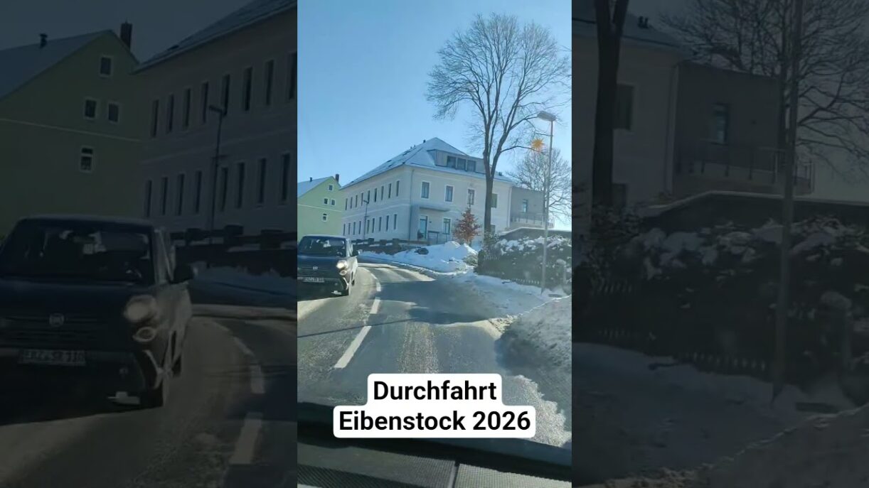 Durchfahrt Eibenstock #erzgebirge #auto #autofahrt #sachsen #eibenstock