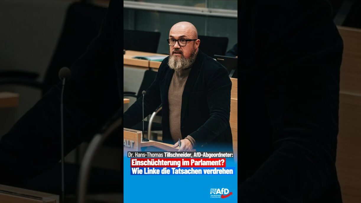 Einschüchterung im Parlament? Wie Linke die Tatsachen verdrehen